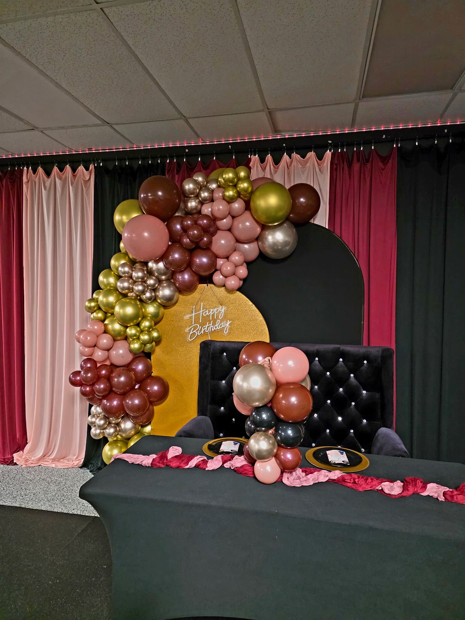 Birthday Party Balloon Display
